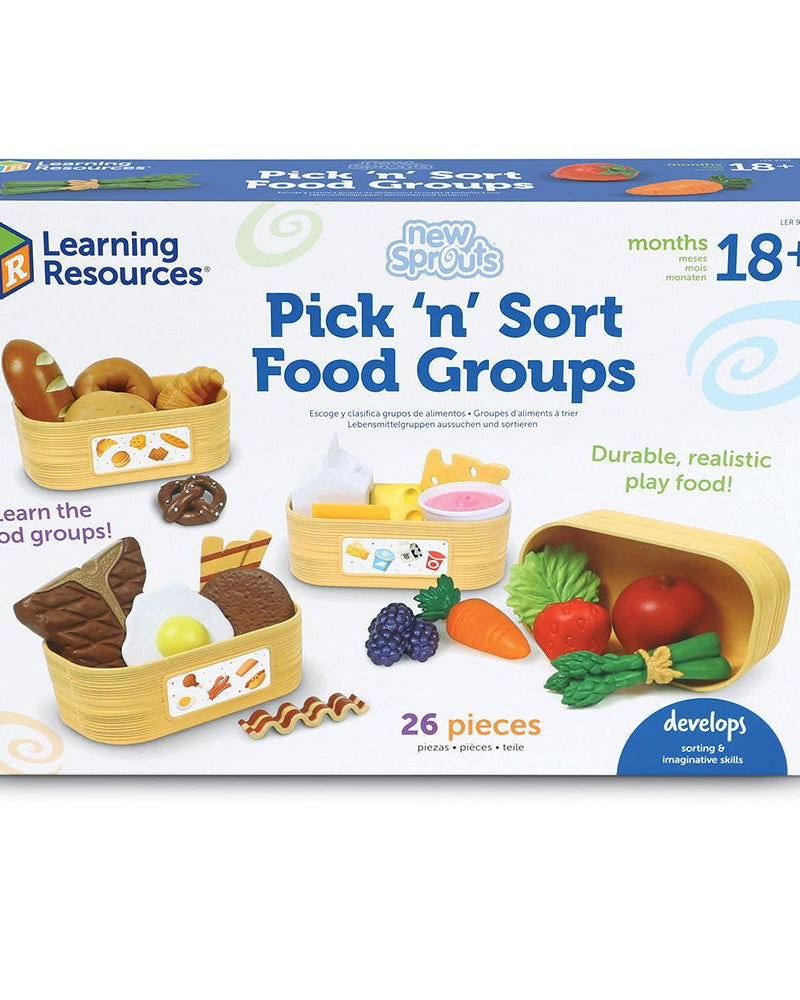 Groupes alimentaires Pick 'n' Sort New Sprouts - Jeux éducatifs - Boutique LeoLudo - Learning Resources