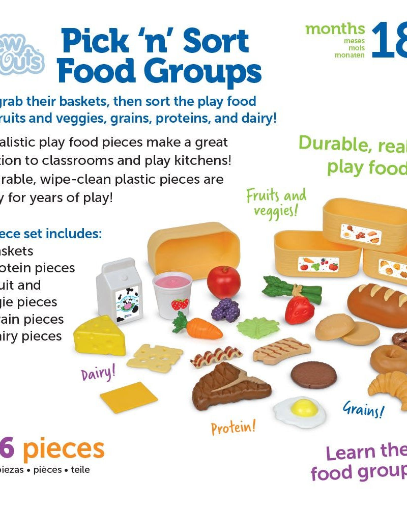 Groupes alimentaires Pick 'n' Sort New Sprouts - Jeux éducatifs - Boutique LeoLudo - Learning Resources