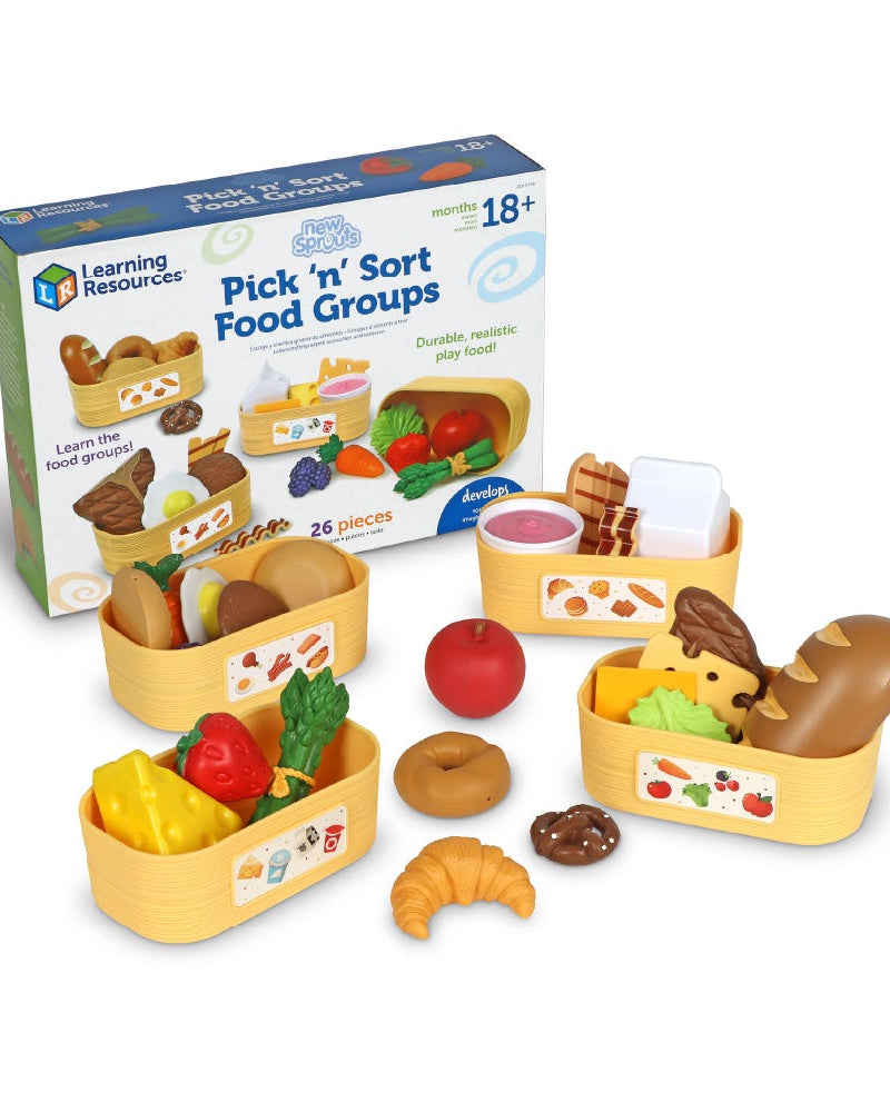 Groupes alimentaires Pick 'n' Sort New Sprouts - Jeux éducatifs - Boutique LeoLudo - Learning Resources