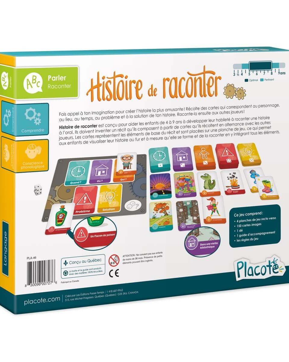 Histoire de raconter - Jeux de société - Boutique LeoLudo - Placote
