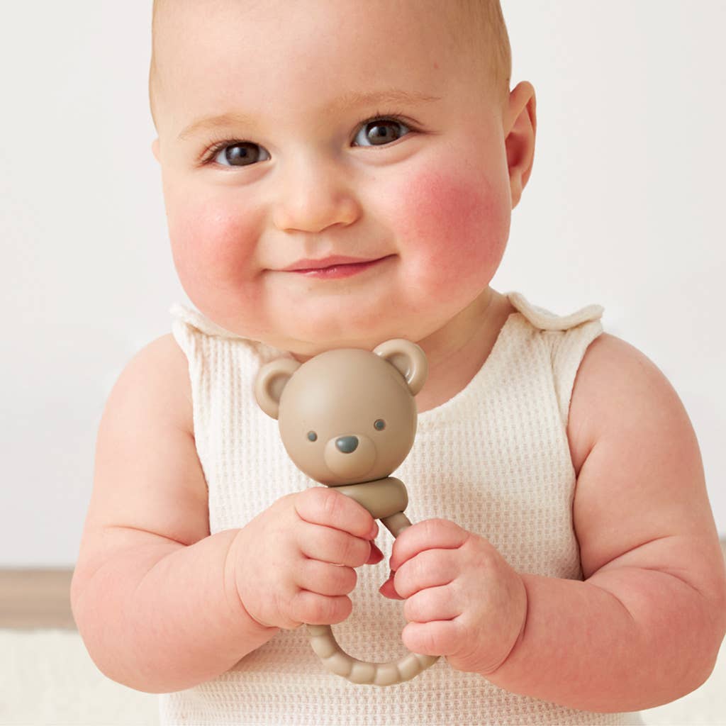 Hochet de dentition Shake & Smile -Jouets d'éveil- Boutique LeoLudo-Itzy Ritzy Canada