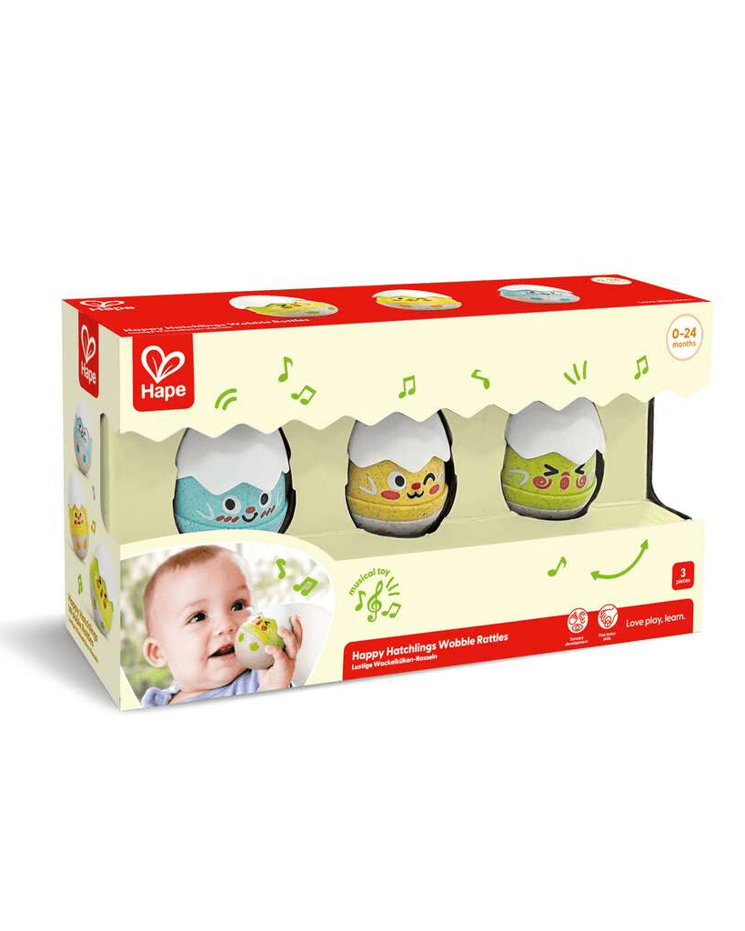 Hochets joyeux oisillons Wobble - Jouets d'éveil - Boutique LeoLudo - Hape