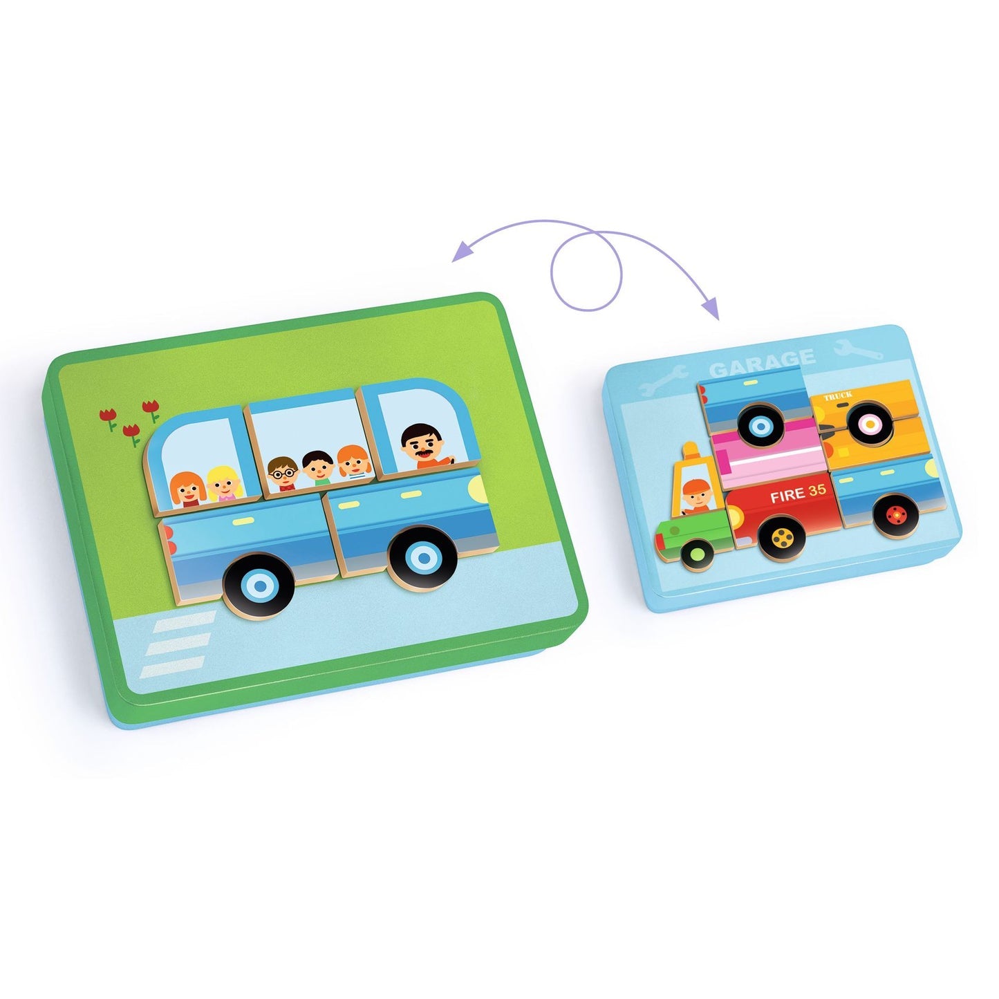 Inzebox Vehicles - Djeco - vue 1