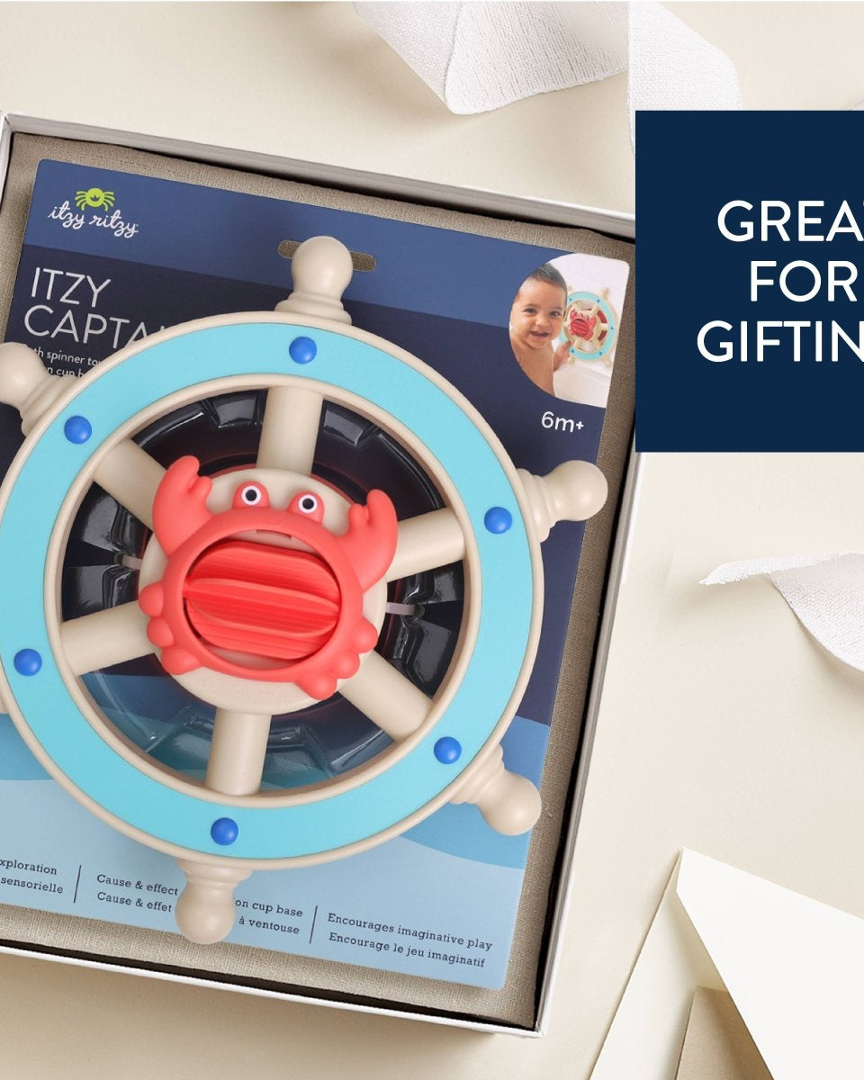 Itzy Captain™ – Volant d’activités sensoriel -Jouets d'éveil- Boutique LeoLudo-Itzy Ritzy Canada