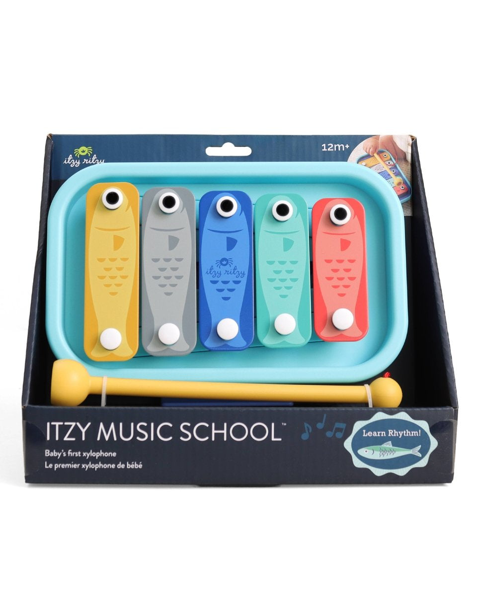 Itzy Music School – Xylophone « Sardines » -Jouets d'éveil- Boutique LeoLudo-Itzy Ritzy Canada