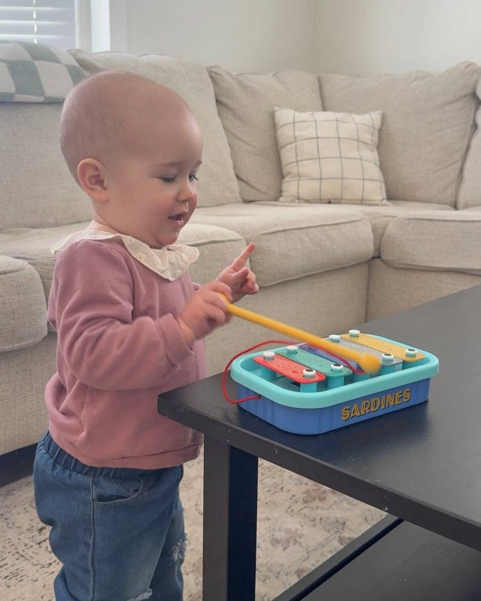 Itzy Music School – Xylophone « Sardines » -Jouets d'éveil- Boutique LeoLudo-Itzy Ritzy Canada