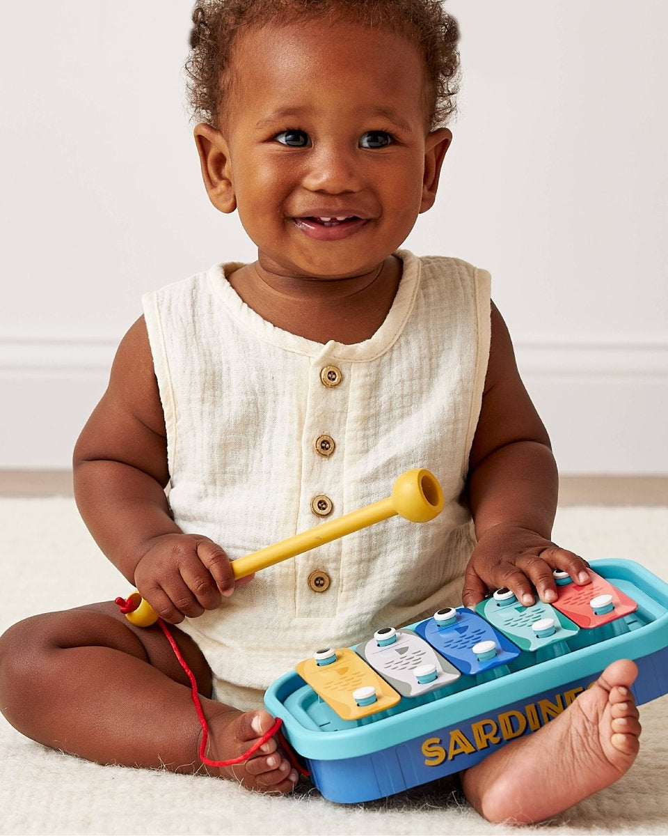 Itzy Music School – Xylophone « Sardines » -Jouets d'éveil- Boutique LeoLudo-Itzy Ritzy Canada