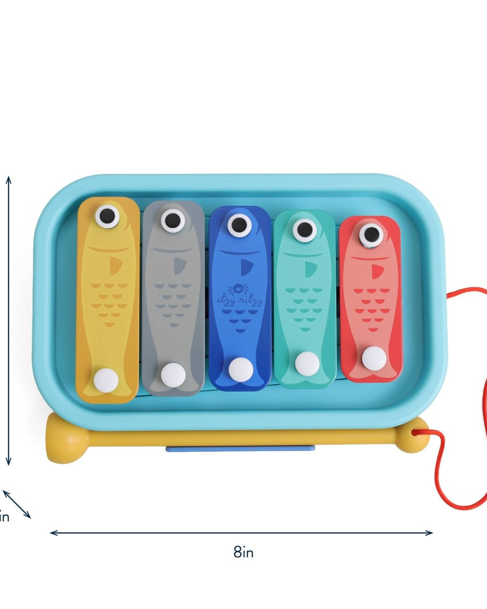 Itzy Music School – Xylophone « Sardines » -Jouets d'éveil- Boutique LeoLudo-Itzy Ritzy Canada