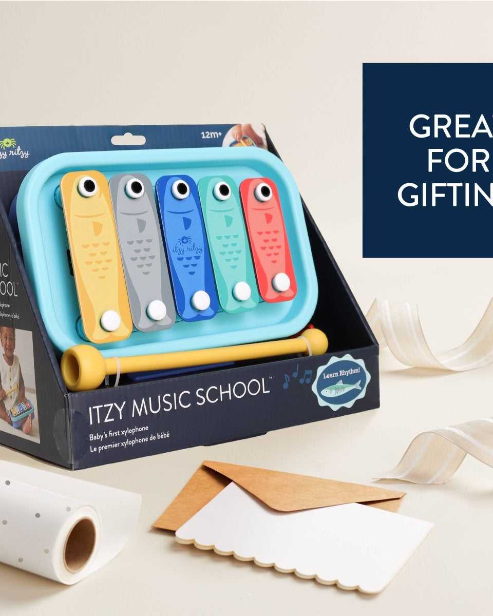 Itzy Music School – Xylophone « Sardines » -Jouets d'éveil- Boutique LeoLudo-Itzy Ritzy Canada
