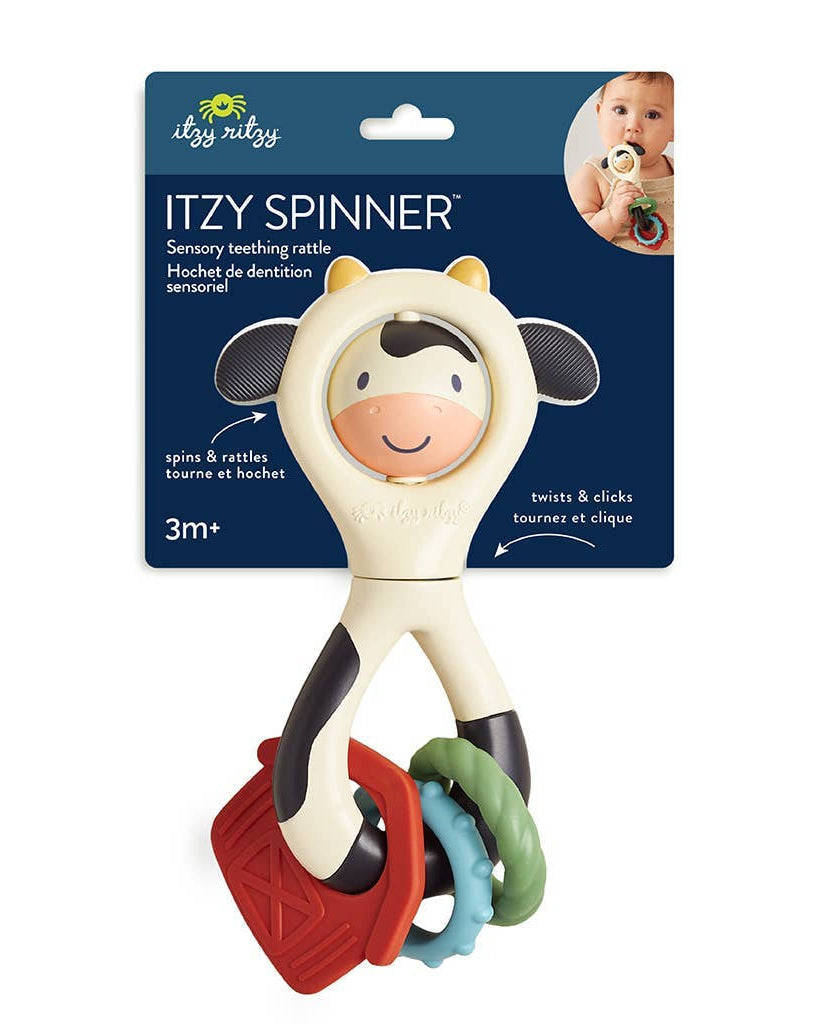 Itzy Spinner™ – Hochet et jouet de dentition sensoriel -Jouets sensoriels- Boutique LeoLudo-Itzy Ritzy Canada