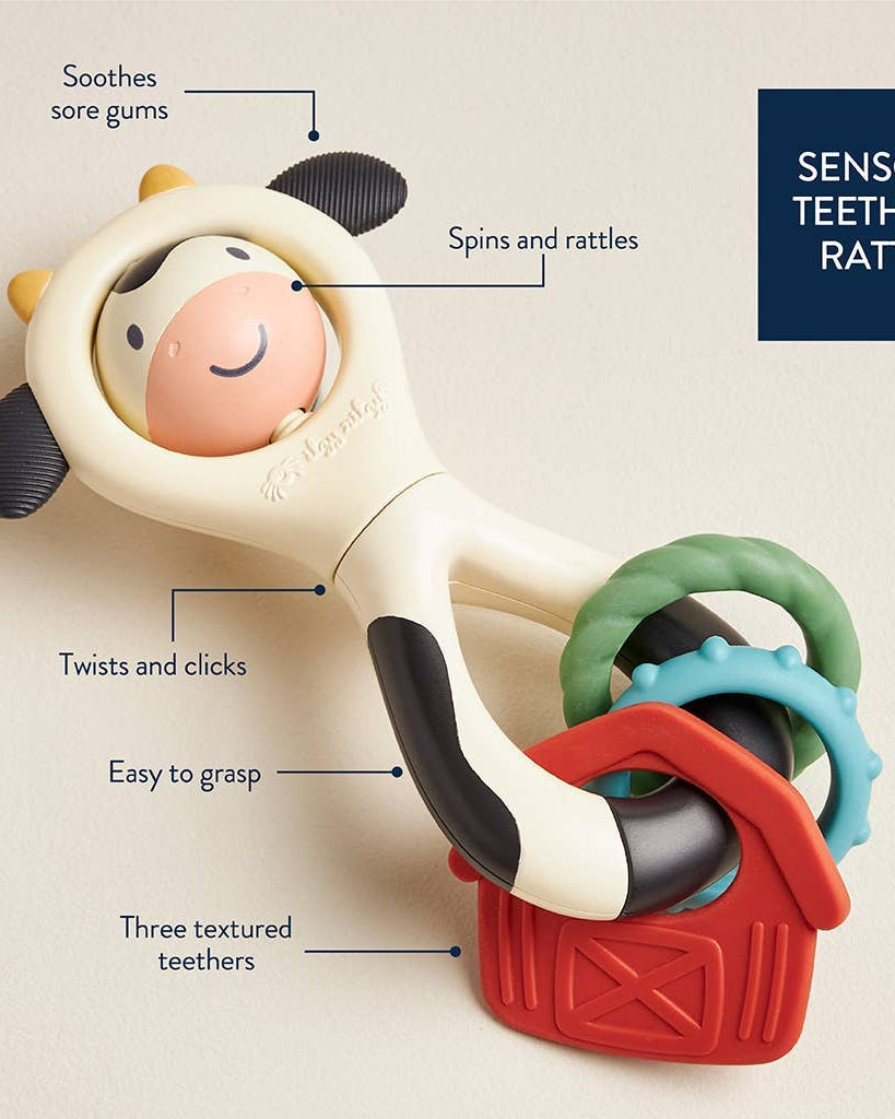 Itzy Spinner™ – Hochet et jouet de dentition sensoriel -Jouets sensoriels- Boutique LeoLudo-Itzy Ritzy Canada