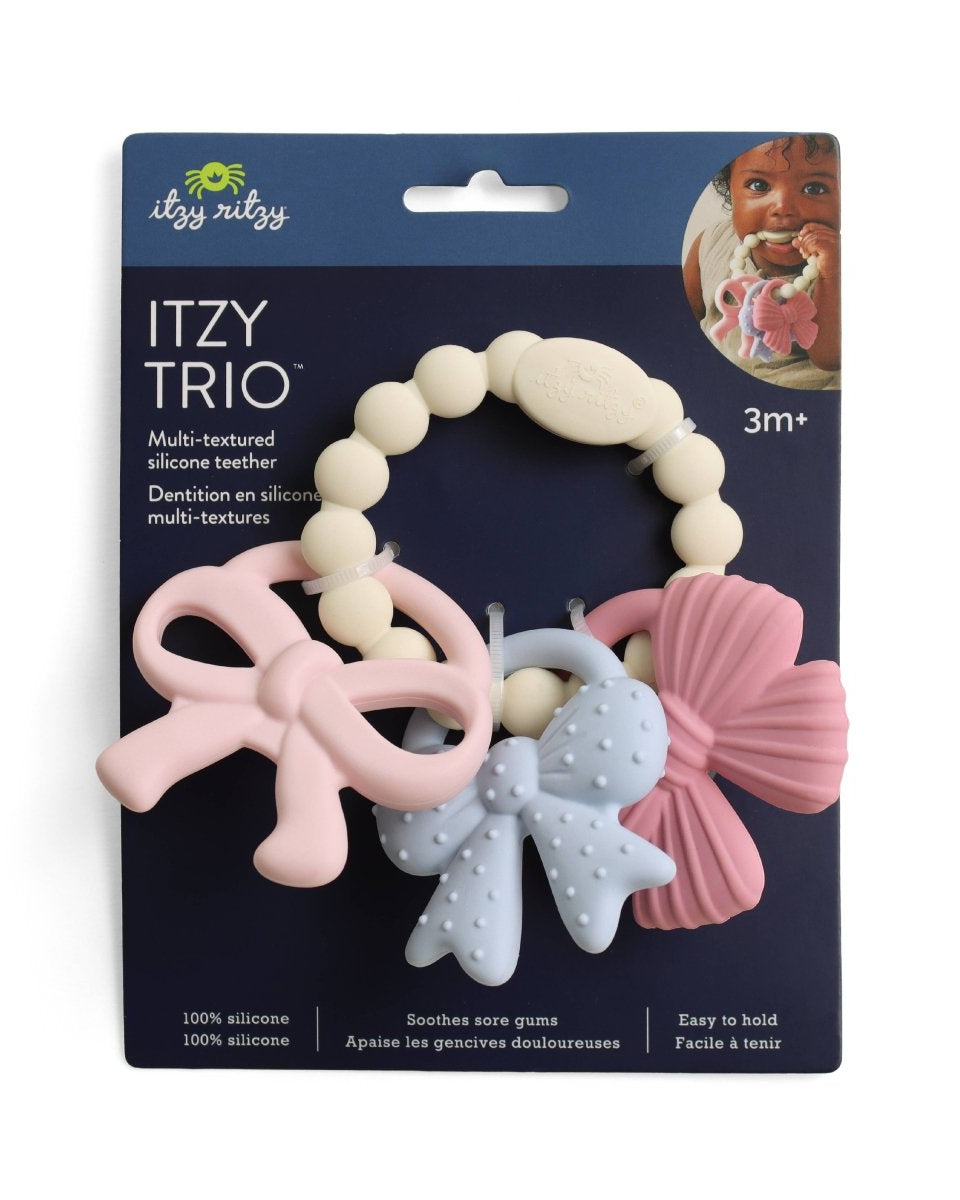 Itzy Trio™ - Trio de dentition sensoriel -Jouets d'éveil- Boutique LeoLudo-Itzy Ritzy Canada