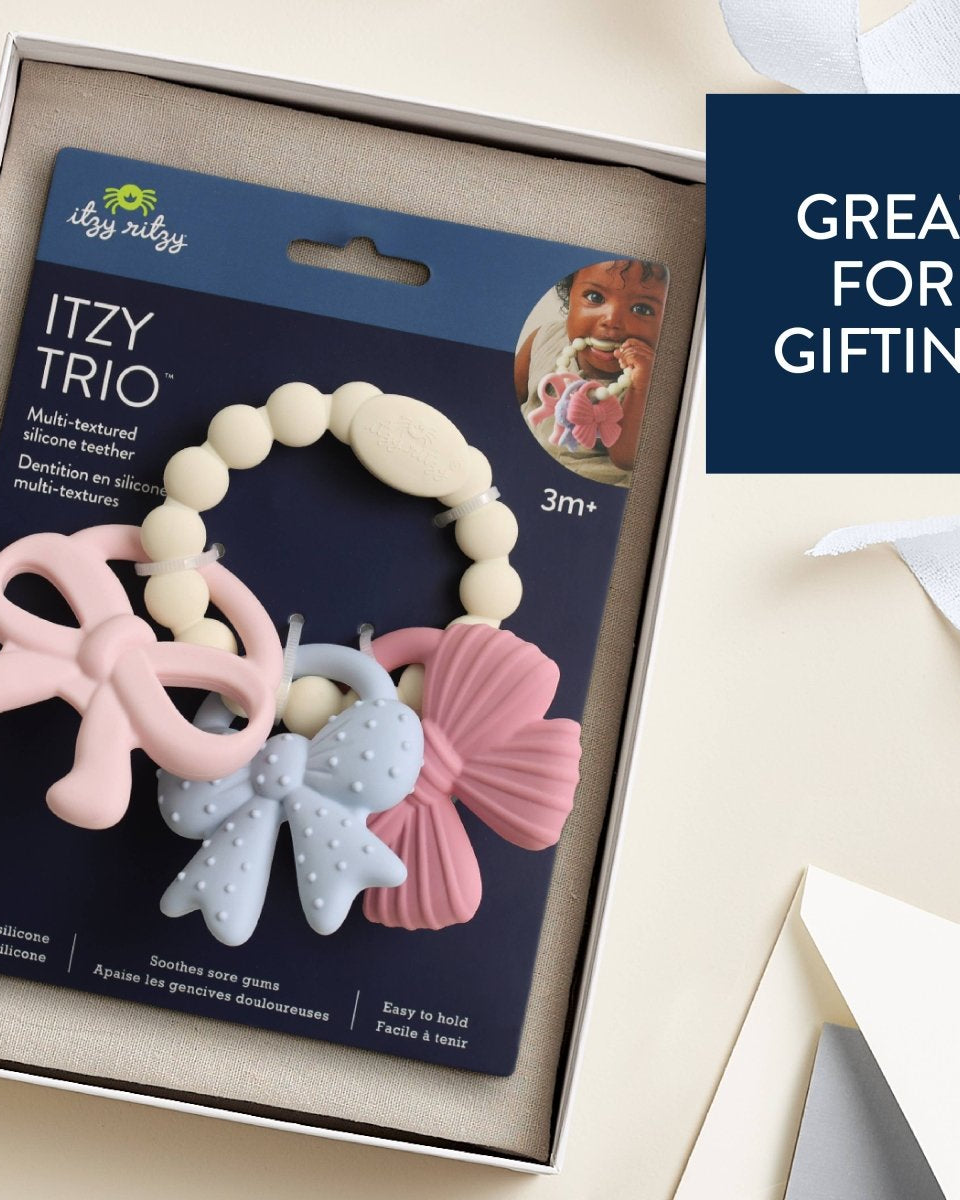 Itzy Trio™ - Trio de dentition sensoriel -Jouets d'éveil- Boutique LeoLudo-Itzy Ritzy Canada