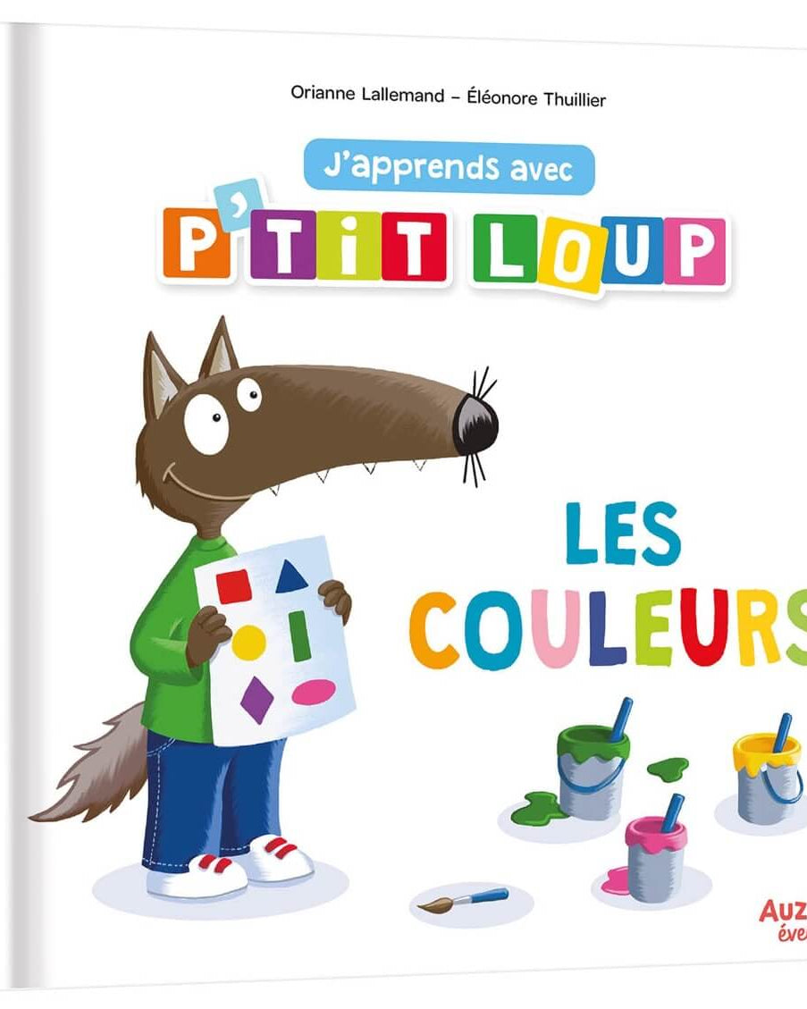 J'apprends avec P'tit Loup: les couleurs - Livres - Boutique LeoLudo - Auzou