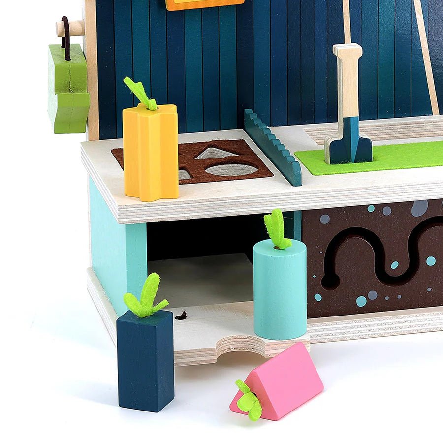 Jardin d’éveil en bois multi - activités - Jouets d'éveil - Boutique LeoLudo - Vilac