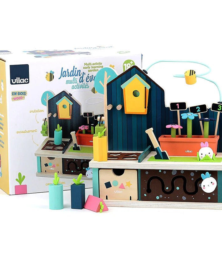 Jardin d’éveil en bois multi - activités - Jouets d'éveil - Boutique LeoLudo - Vilac
