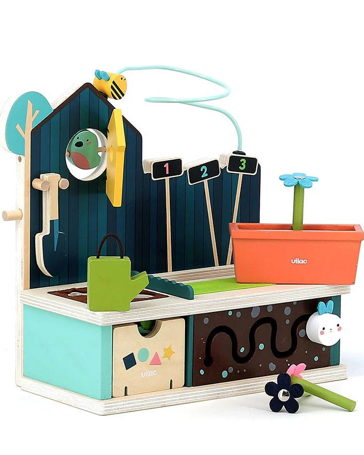 Jardin d’éveil en bois multi - activités - Jouets d'éveil - Boutique LeoLudo - Vilac