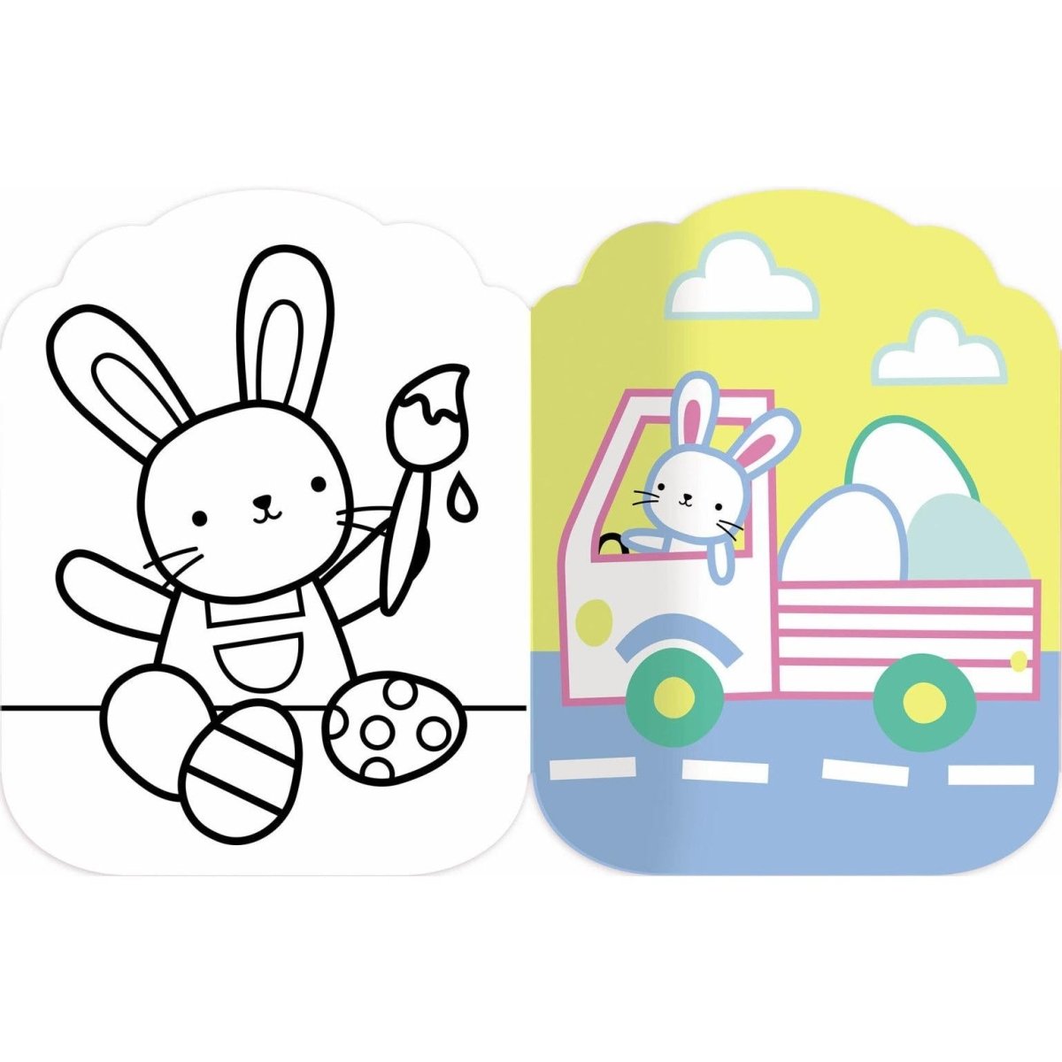 Je colorie sans dépasser - Pâques - Livres - Boutique LeoLudo - Auzou