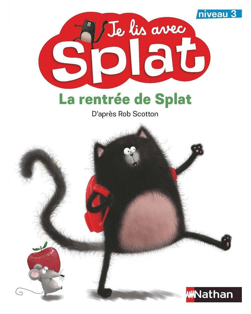 Je lis avec Splat - La rentrée de Splat (niveau 3) - Livres - Boutique LeoLudo - Nathan