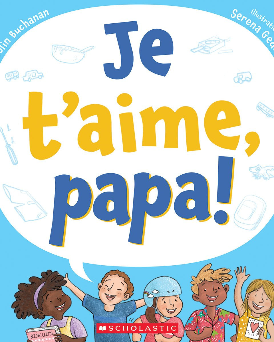 Je t'aime, papa! - Idée cadeau Fête des Pères Livres- Boutique LeoLudo