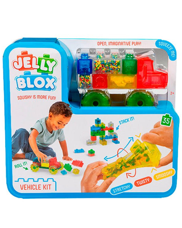 Jelly Blox - Ensemble de véhicules (35 pcs) -Jeux de construction- Boutique LeoLudo-Goliath