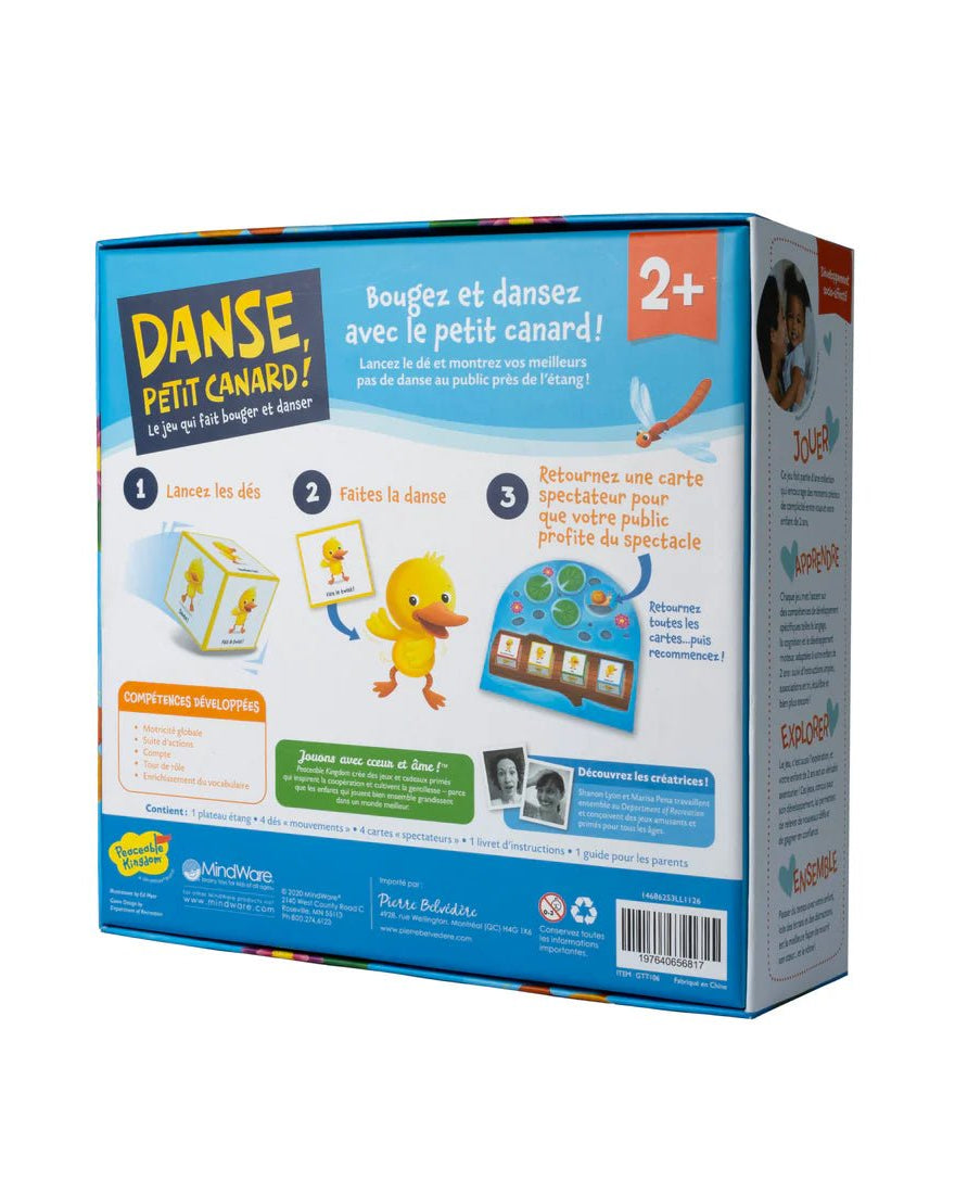 Jeu coopératif Danse, petit canard! -Jeux de société- Boutique LeoLudo-Peaceable Kingdom