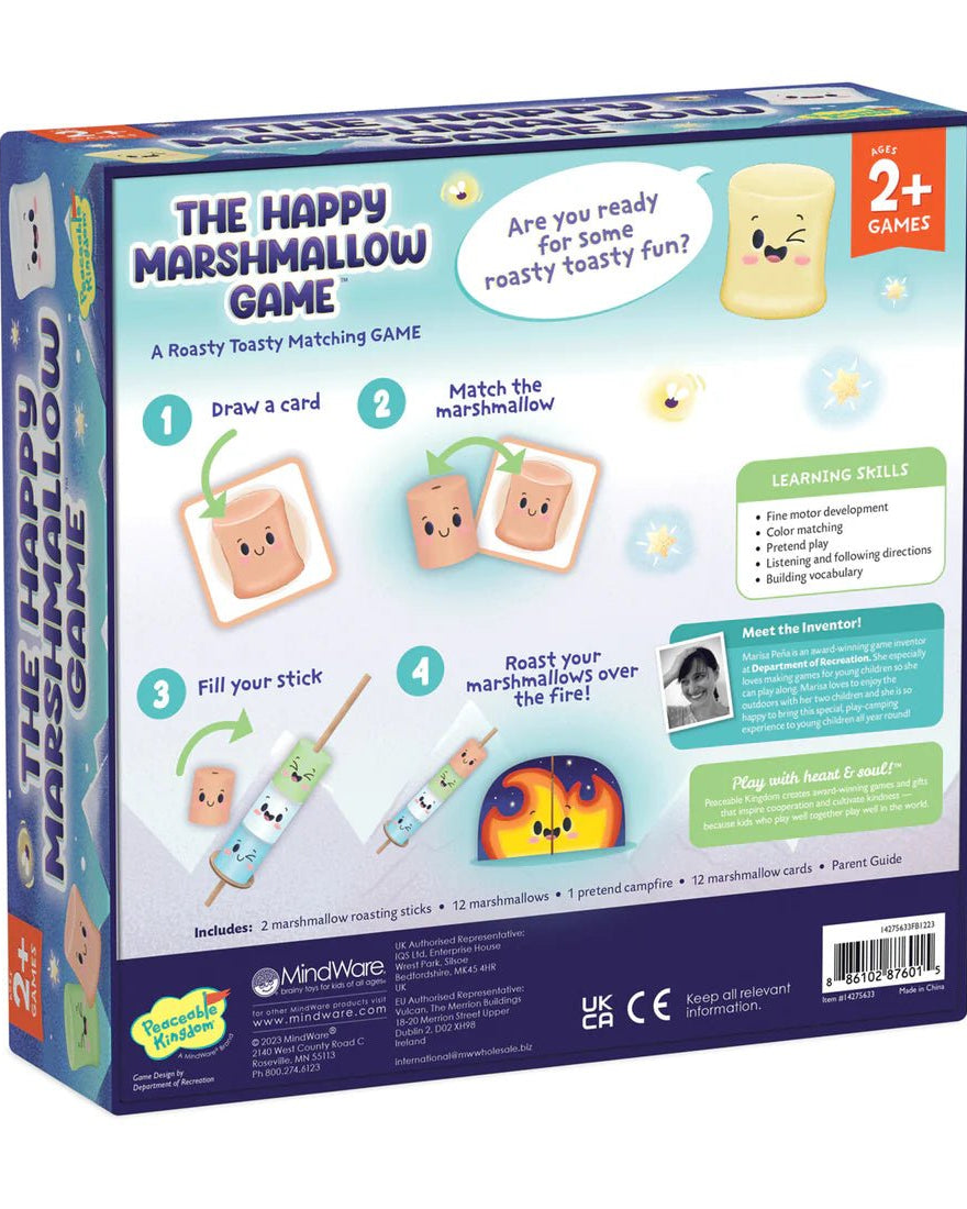 Jeu coopératif Le jeu des guimauves joyeuses (The Happy Marshmallow Game) -Jeux de société- Boutique LeoLudo-Peaceable Kingdom