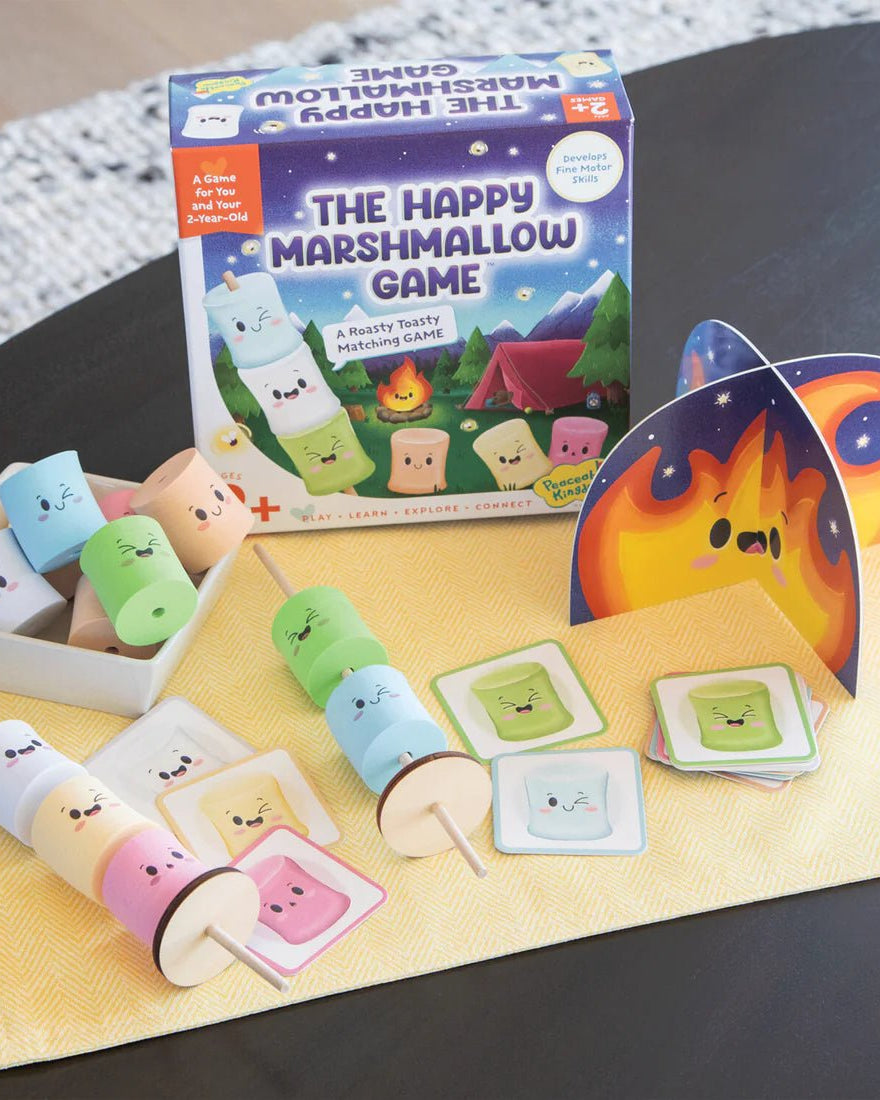 Jeu coopératif Le jeu des guimauves joyeuses (The Happy Marshmallow Game) -Jeux de société- Boutique LeoLudo-Peaceable Kingdom