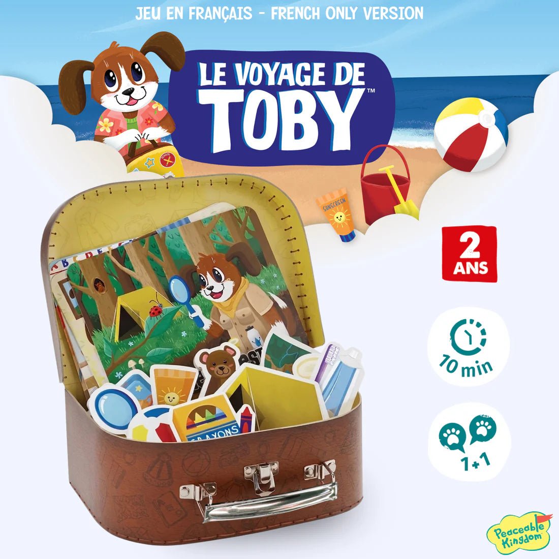 Jeu coopératif Le voyage de Toby -Jeux de société- Boutique LeoLudo-Peaceable Kingdom