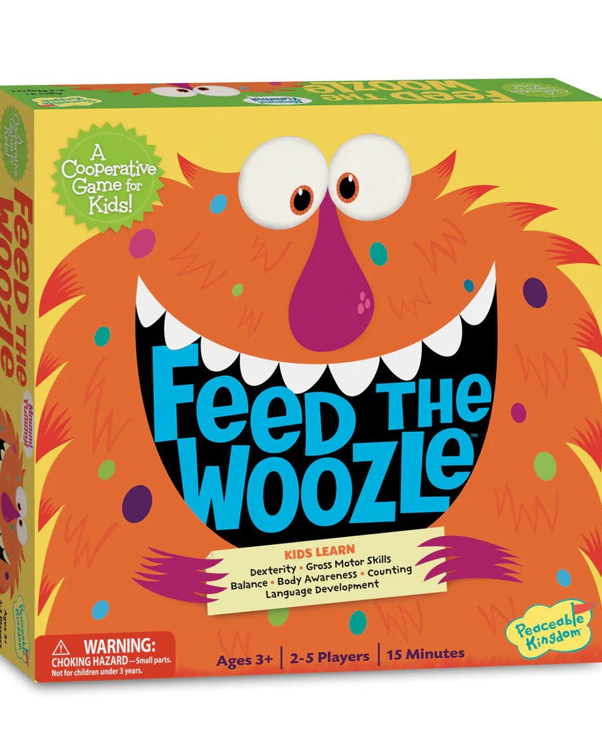 Jeu coopératif Nourris le Woozle! (Feed the Woozle) -Jeux de société- Boutique LeoLudo-Peaceable Kingdom