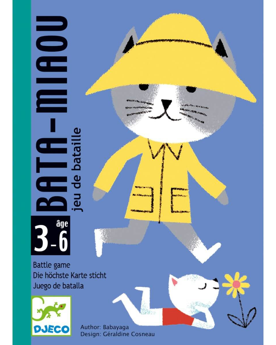 Jeu de bataille Bata - Miaou - Jeux de société - Boutique LeoLudo - Djeco