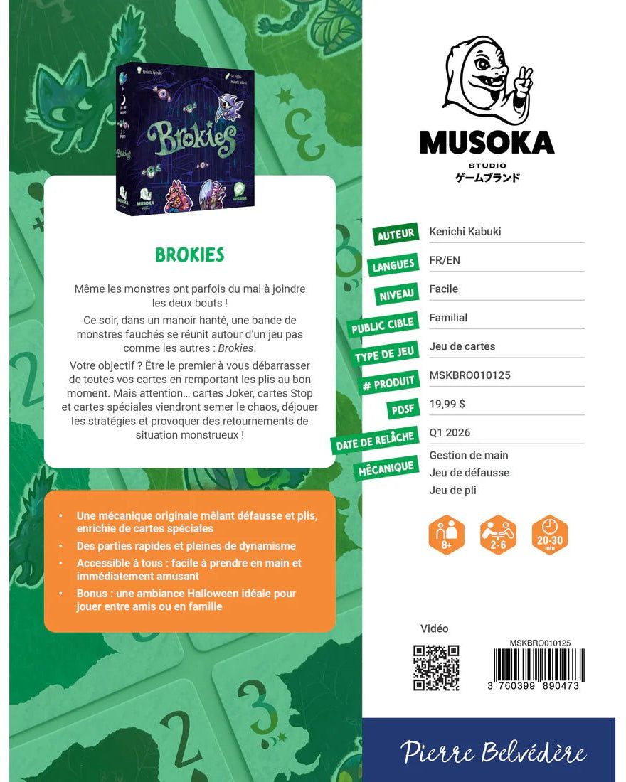 Jeu de cartes Brokies – Musoka -Jeux de société- Boutique LeoLudo-musoka
