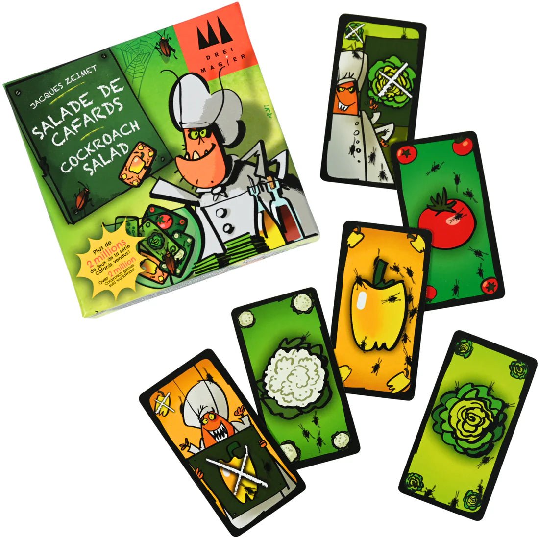 Jeu de cartes Salade de Cafards -Jeux de société- Boutique LeoLudo-Schmidt