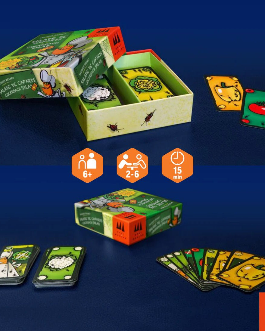 Jeu de cartes Salade de Cafards -Jeux de société- Boutique LeoLudo-Schmidt