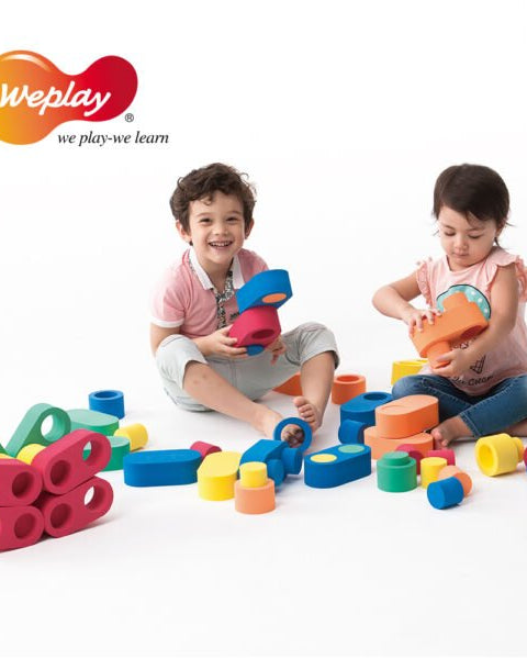 Jeu de construction en mousse Linkits (95 pcs) - Jeux de construction - Boutique LeoLudo - Weplay