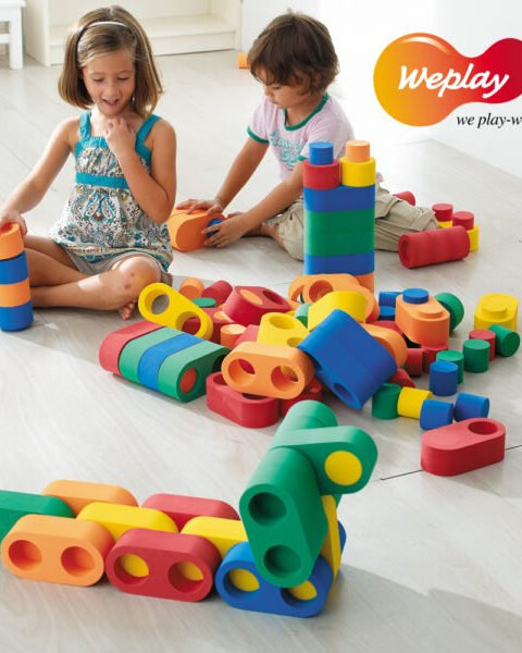 Jeu de construction en mousse Linkits (95 pcs) - Jeux de construction - Boutique LeoLudo - Weplay