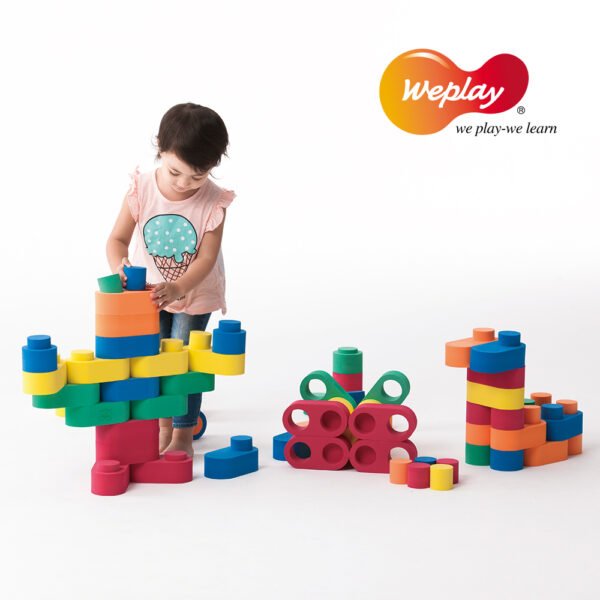 Jeu de construction en mousse Linkits (95 pcs) - Jeux de construction - Boutique LeoLudo - Weplay