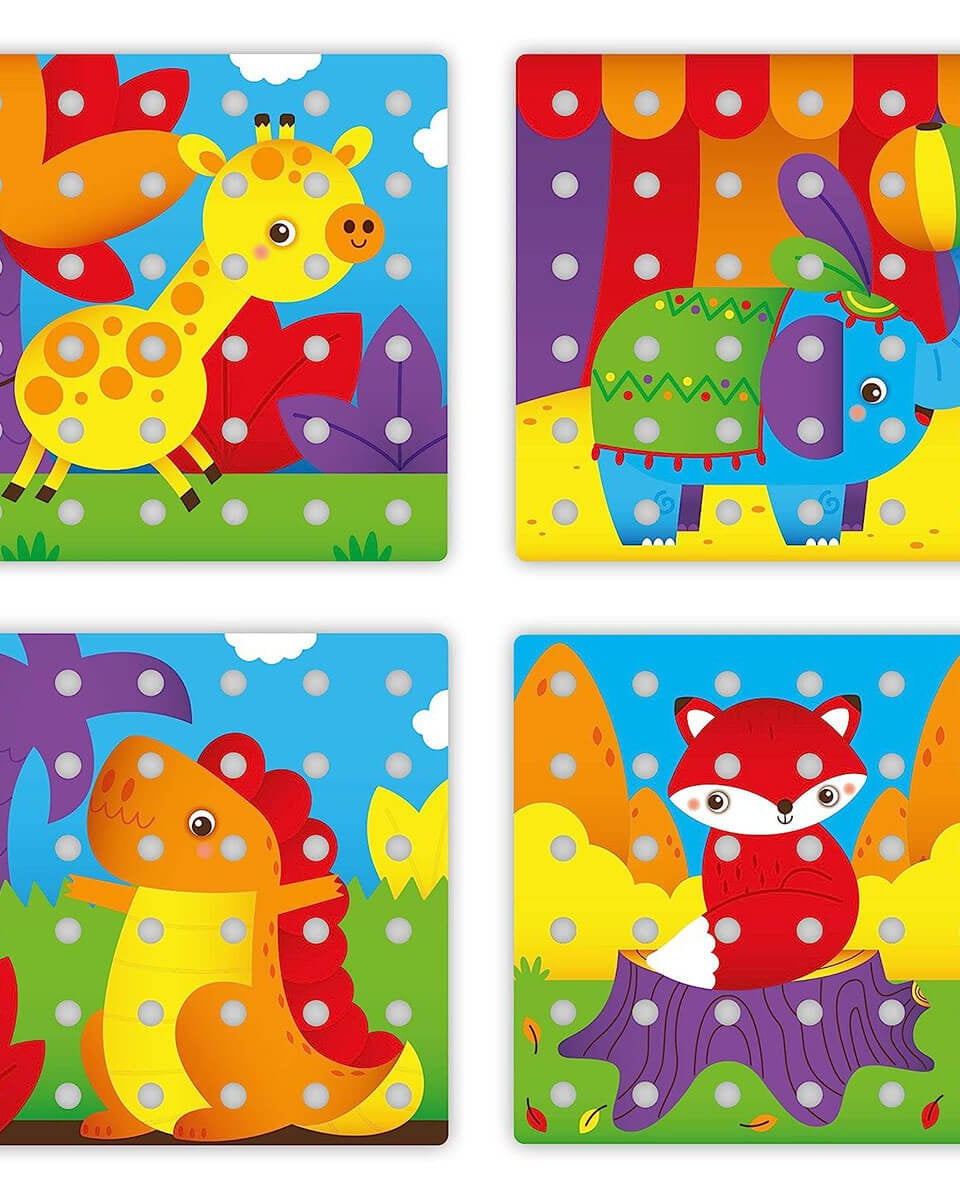Jeu de construction - Jumbo Peggy (45 pcs.) - Jeux de construction - Boutique LeoLudo - Quercetti