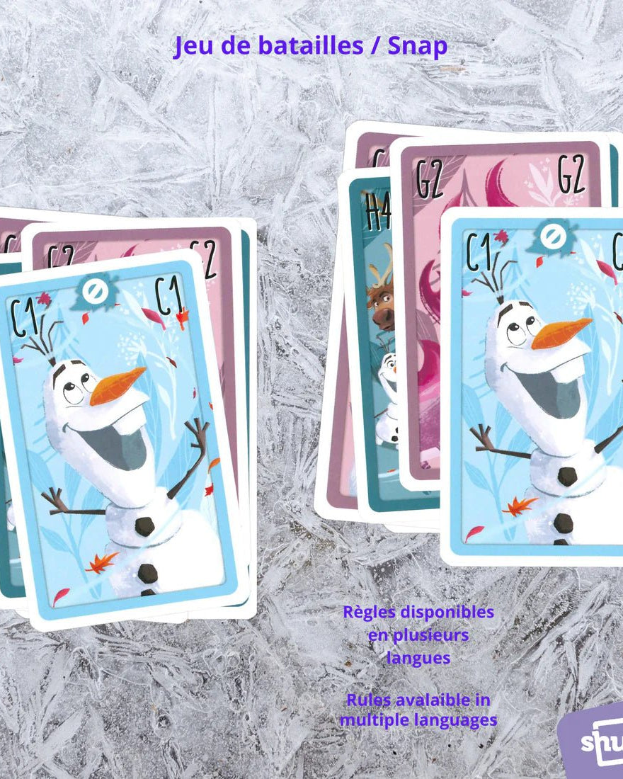 Jeu de familles 4 en 1 - REINE DES NEIGES 2 - Jeux de société - Boutique LeoLudo - Shuffle