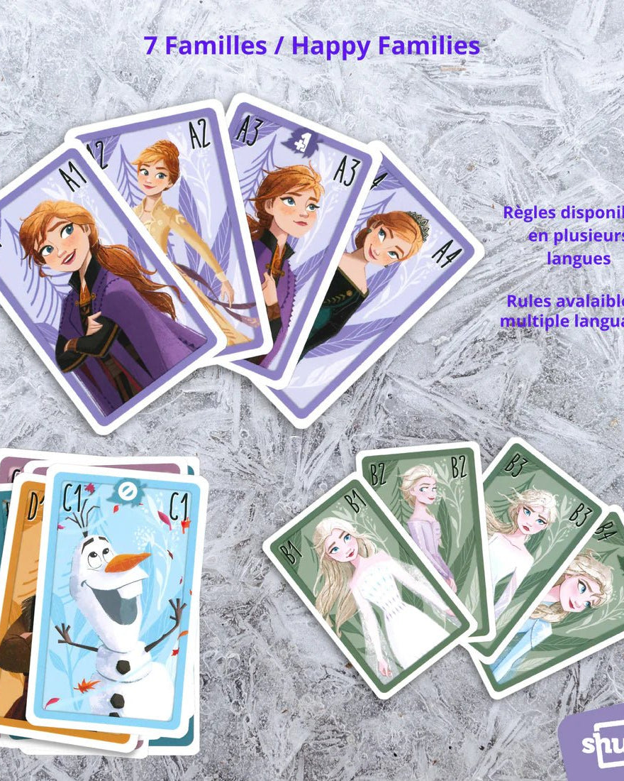 Jeu de familles 4 en 1 - REINE DES NEIGES 2 - Jeux de société - Boutique LeoLudo - Shuffle
