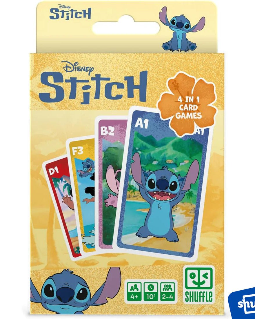 Jeu de familles 4 en 1 - Stitch - Jeux de société - Boutique LeoLudo - Shuffle