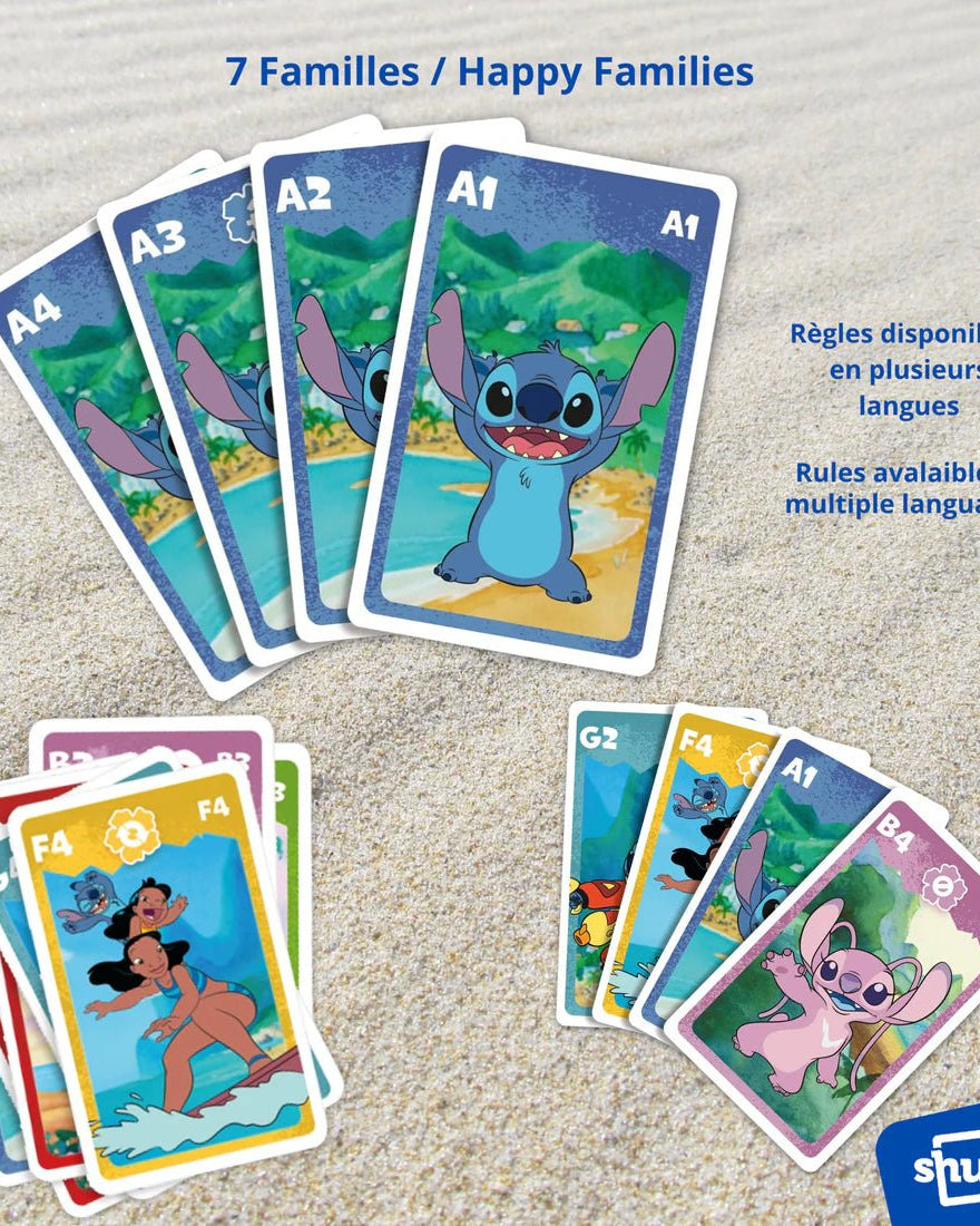 Jeu de familles 4 en 1 - Stitch - Jeux de société - Boutique LeoLudo - Shuffle