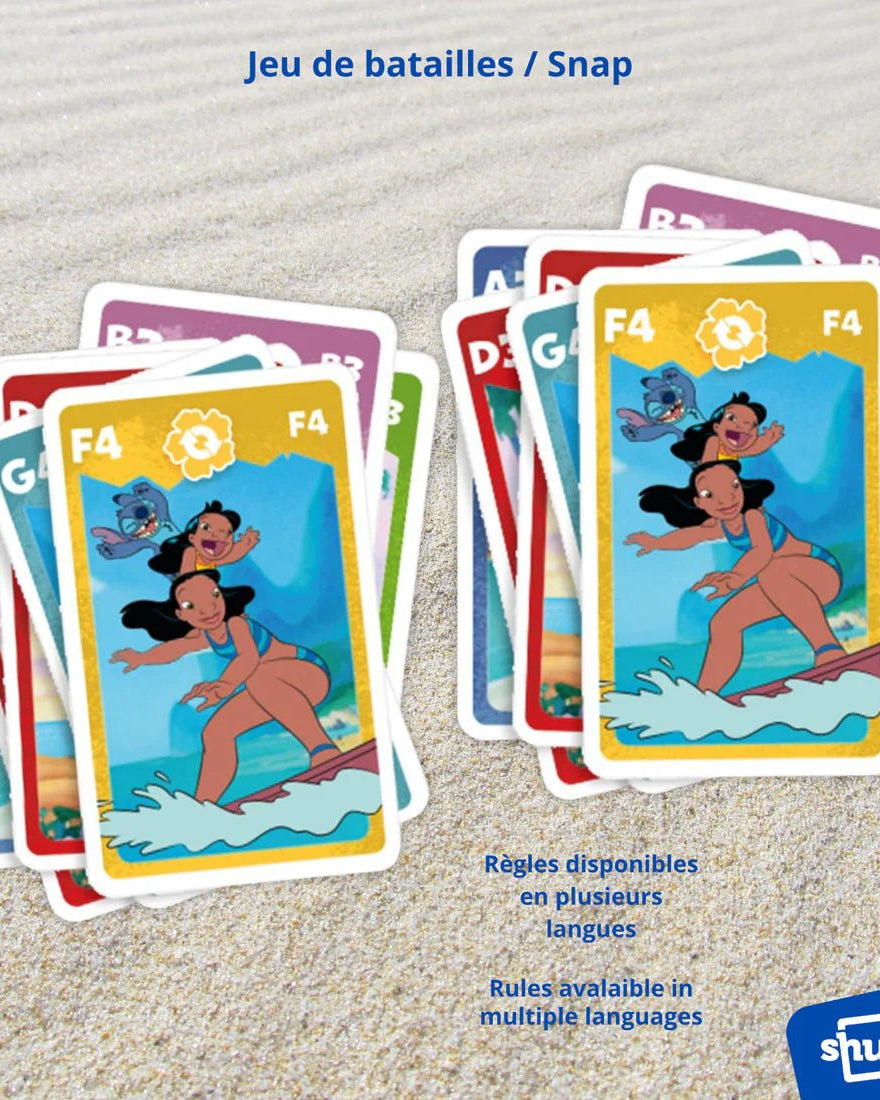 Jeu de familles 4 en 1 - Stitch - Jeux de société - Boutique LeoLudo - Shuffle