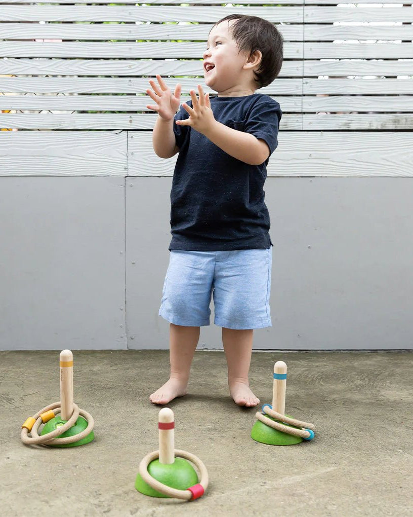 Jeu de lancer d’anneaux Meadow - Jeux d'extérieur - Boutique LeoLudo - Plan Toys