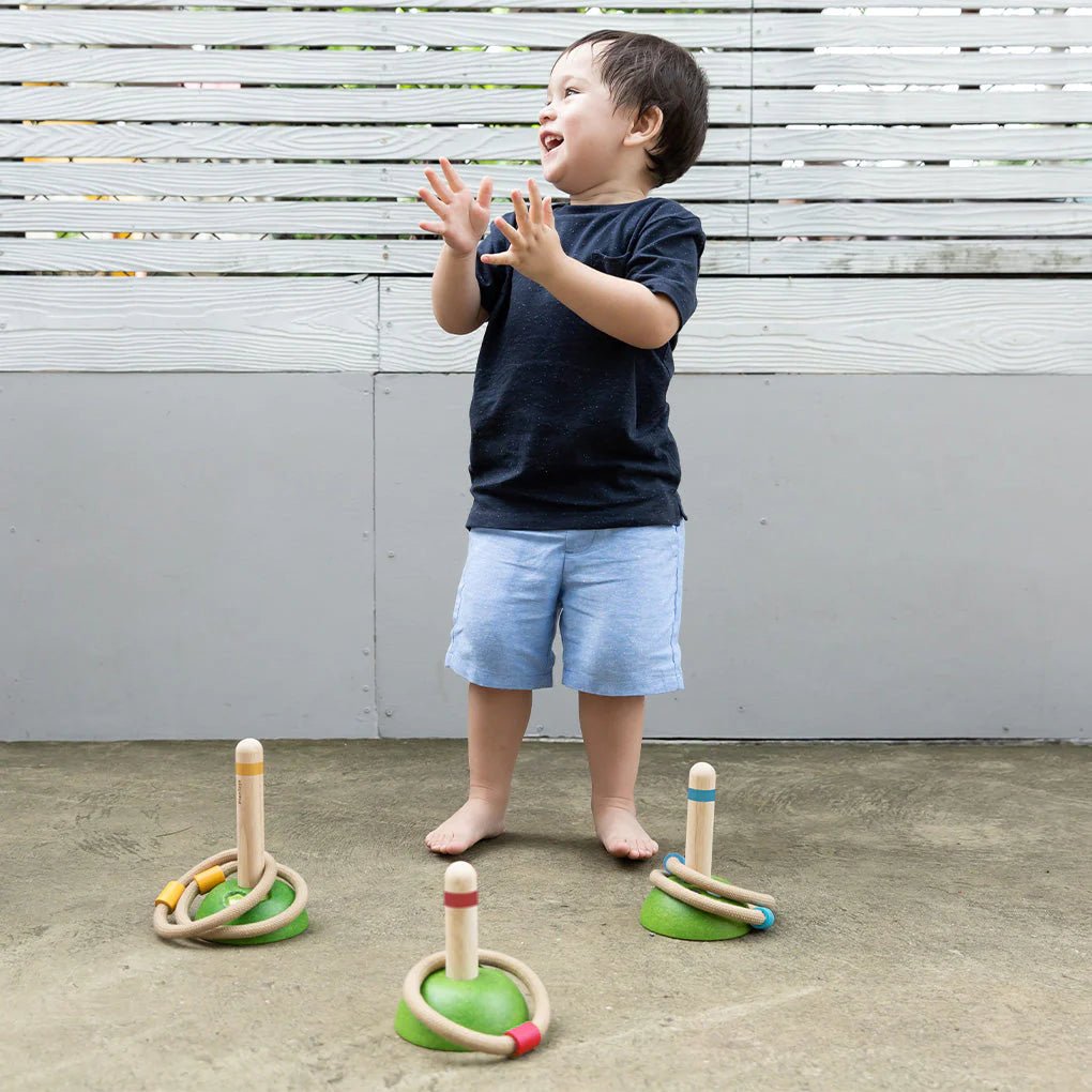 Jeu de lancer d’anneaux Meadow - Jeux d'extérieur - Boutique LeoLudo - Plan Toys