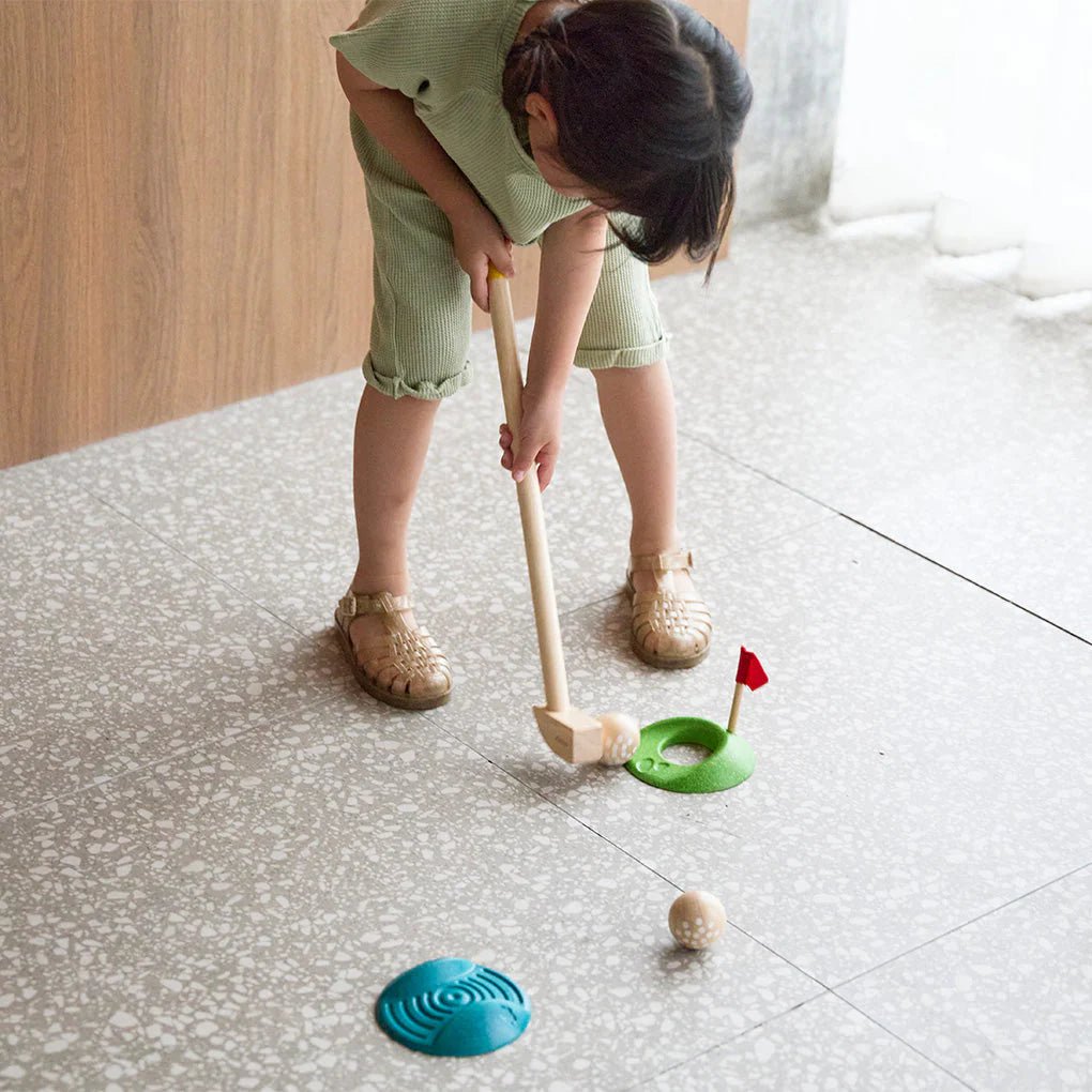Jeu de mini golf complet en bois - Jeux d'extérieur - Boutique LeoLudo - Plan Toys
