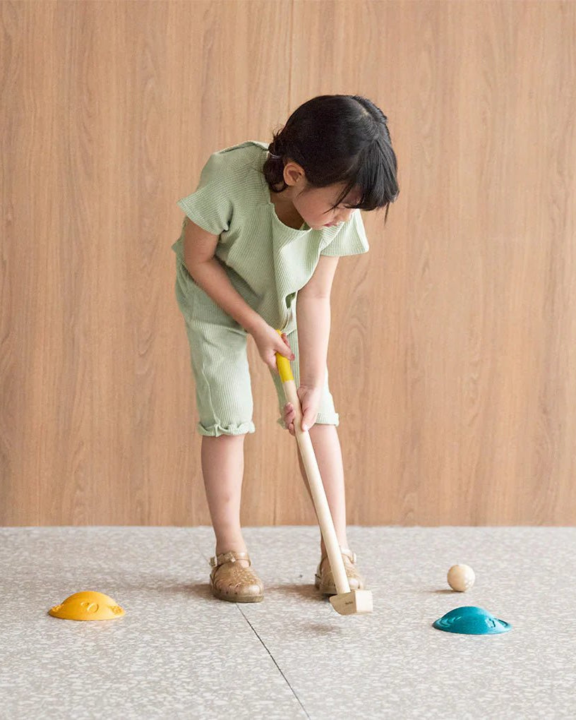 Jeu de mini golf complet en bois - Jeux d'extérieur - Boutique LeoLudo - Plan Toys