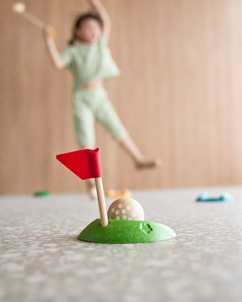 Jeu de mini golf complet en bois - Jeux d'extérieur - Boutique LeoLudo - Plan Toys