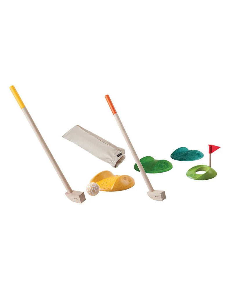 Jeu de mini golf complet en bois - Jeux d'extérieur - Boutique LeoLudo - Plan Toys