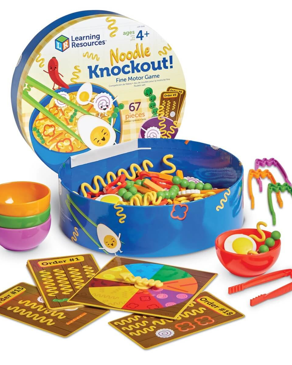 Jeu de motricité fine Ramen Noodle Knockout - Jeux de société - Boutique LeoLudo - Learning Resources